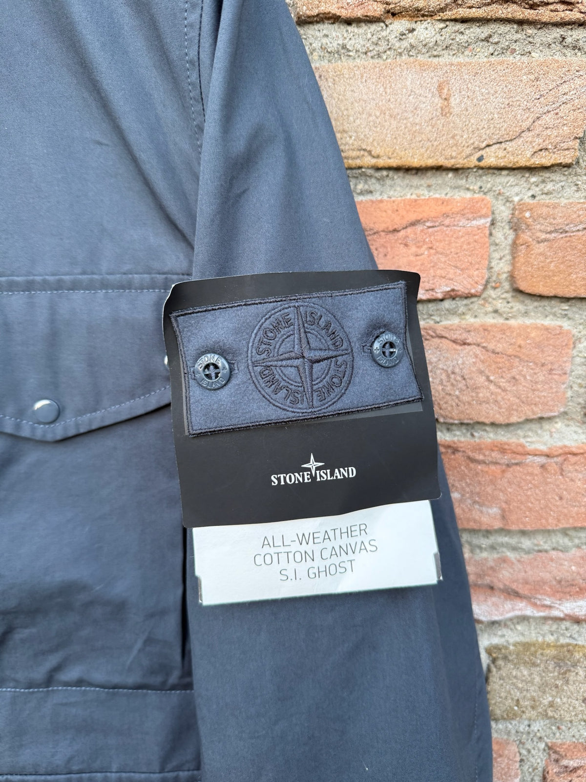 Stone Island All-Weather Cotton Canvas Ghost Jacket - L