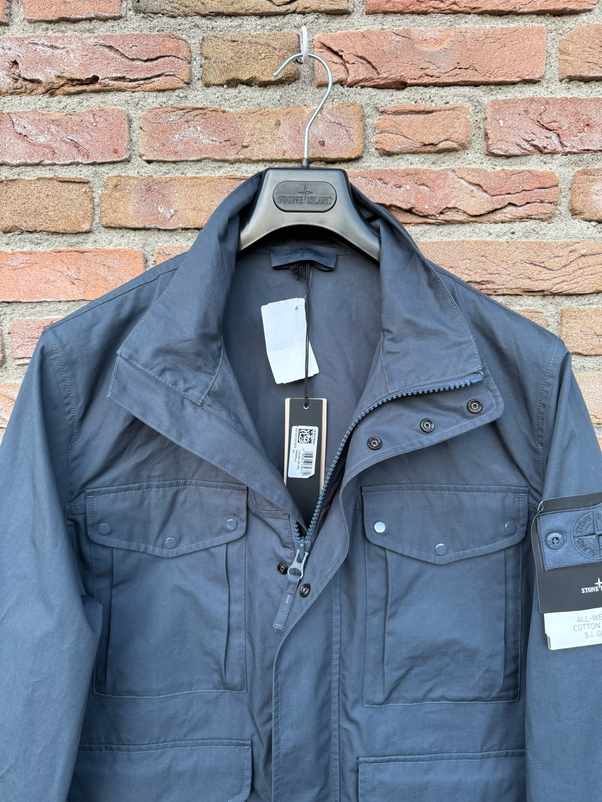 Stone Island All-Weather Cotton Canvas Ghost Jacket - L