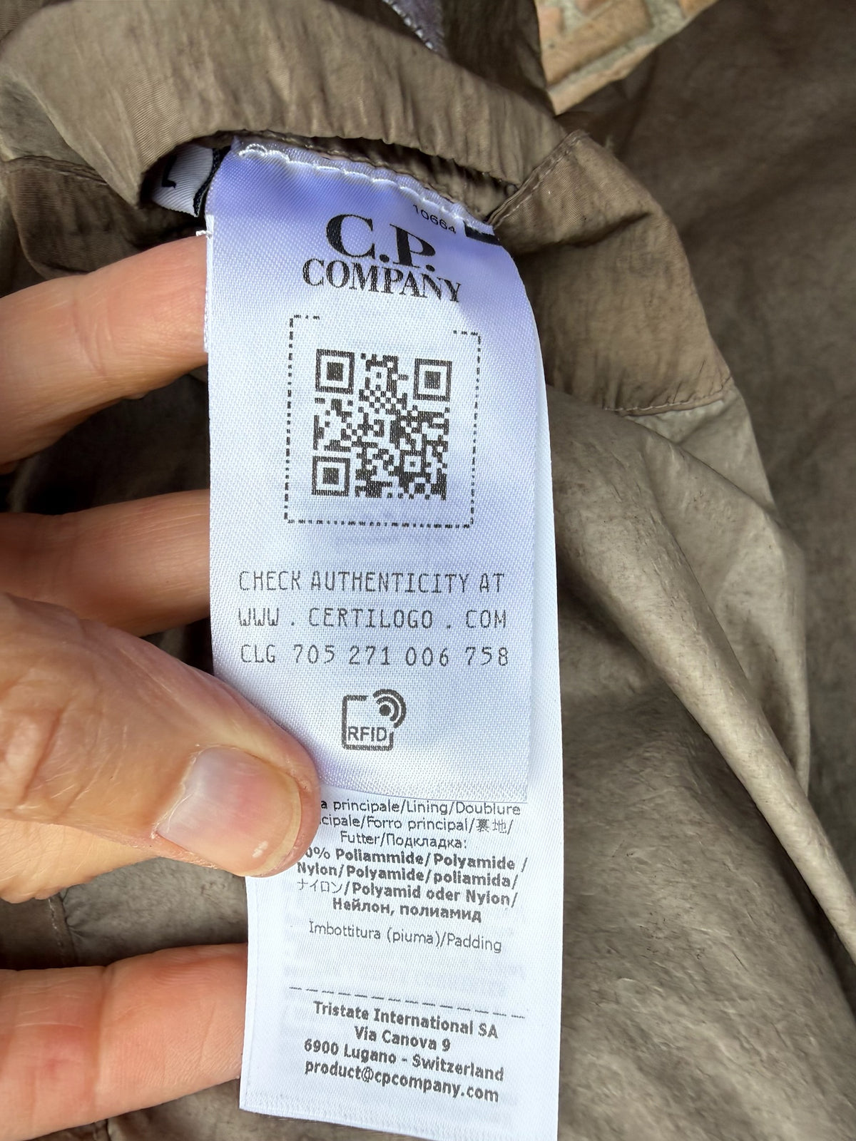 C.P. Company Eco-Chrome-R Down Jacket - L
