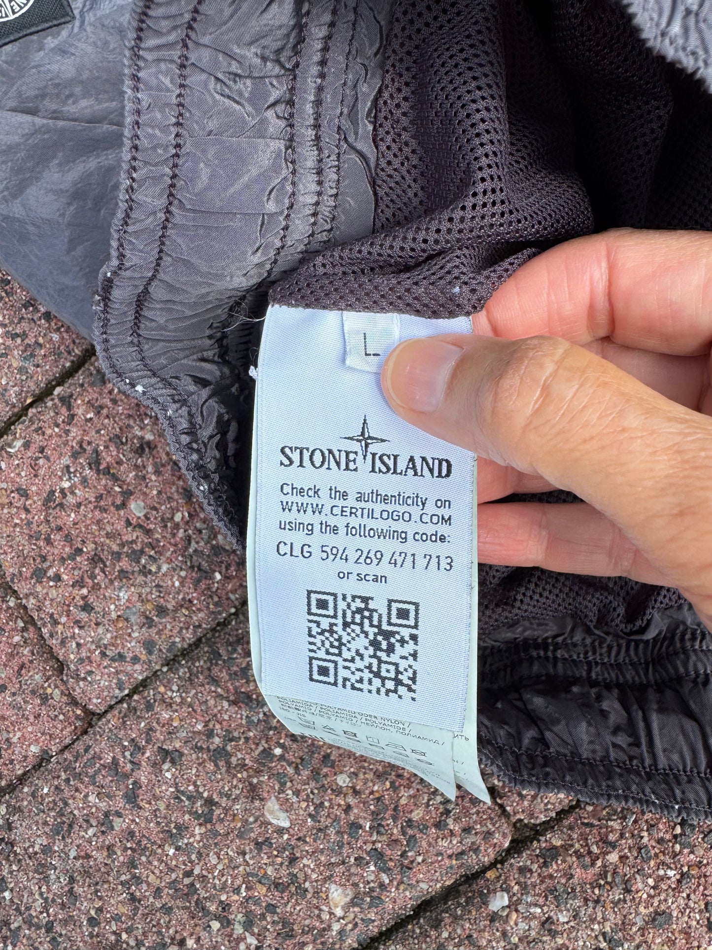 Stone Island Nylon Metal Swim Shorts - L