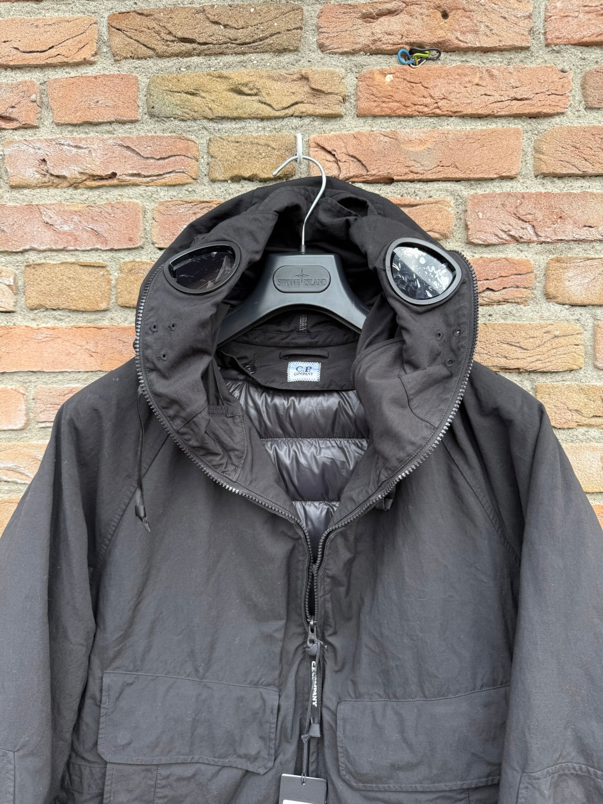 C.P. Company Twill Explorer Down Jacket - L