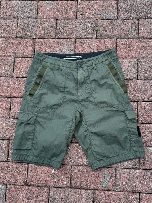 Stone Island Nylon Cargo Shorts - W29