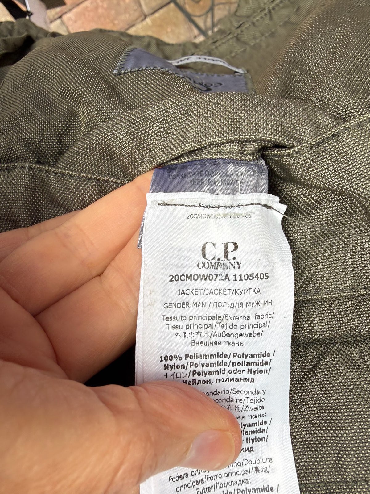 C.P. Company Panama-R Goggle Jacket - L