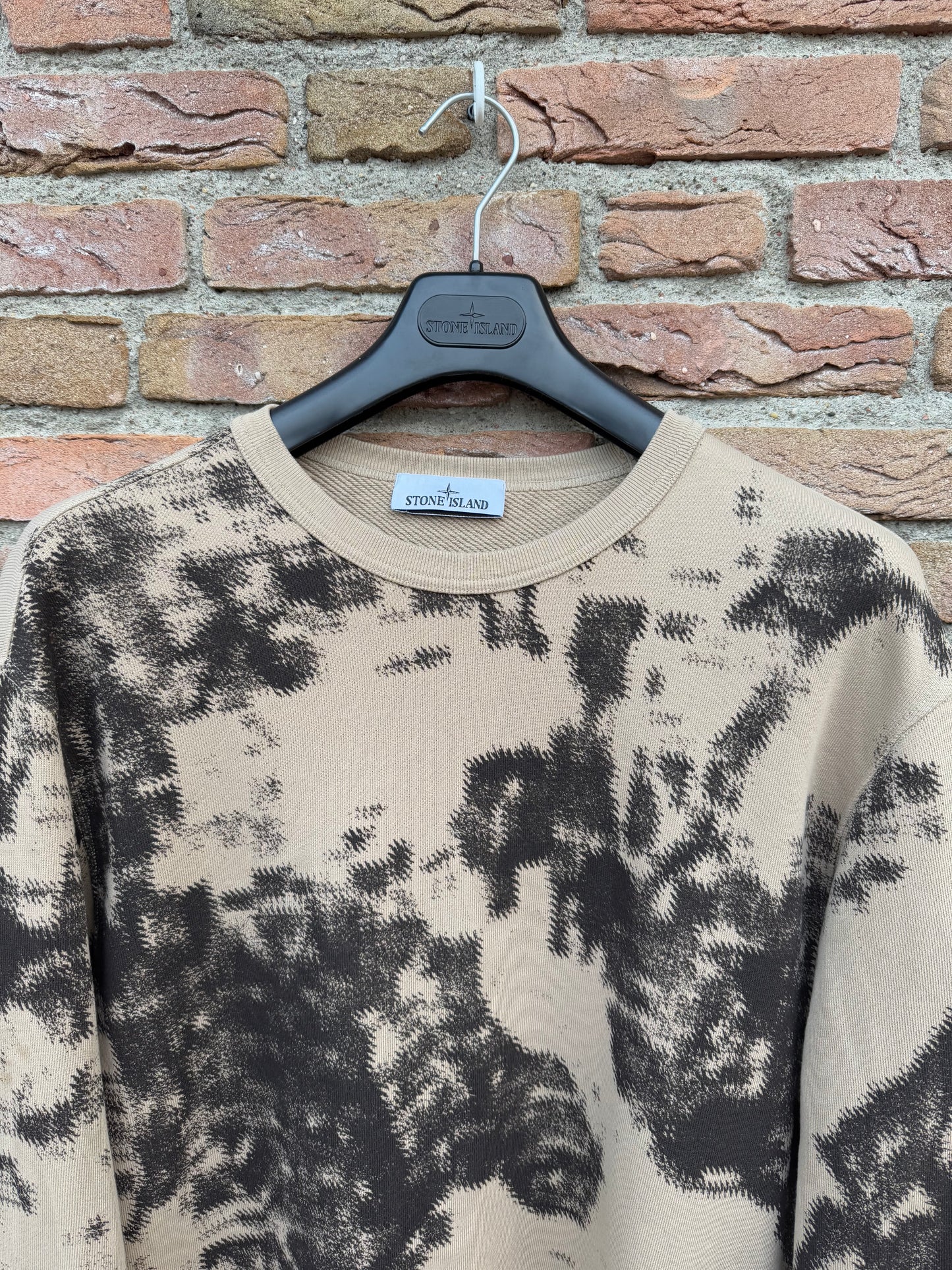 Stone Island Earth Mapping Camouflage Sweatshirt - L