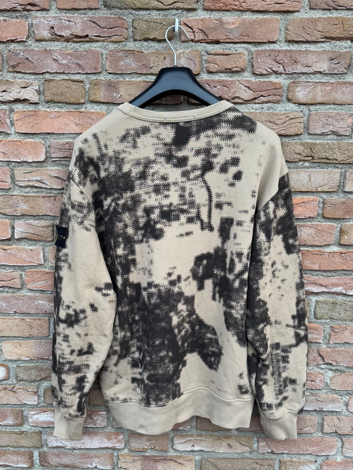 Stone Island Earth Mapping Camouflage Sweatshirt - L