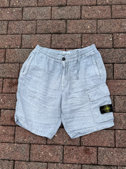 Stone Island Linen Shorts - W32