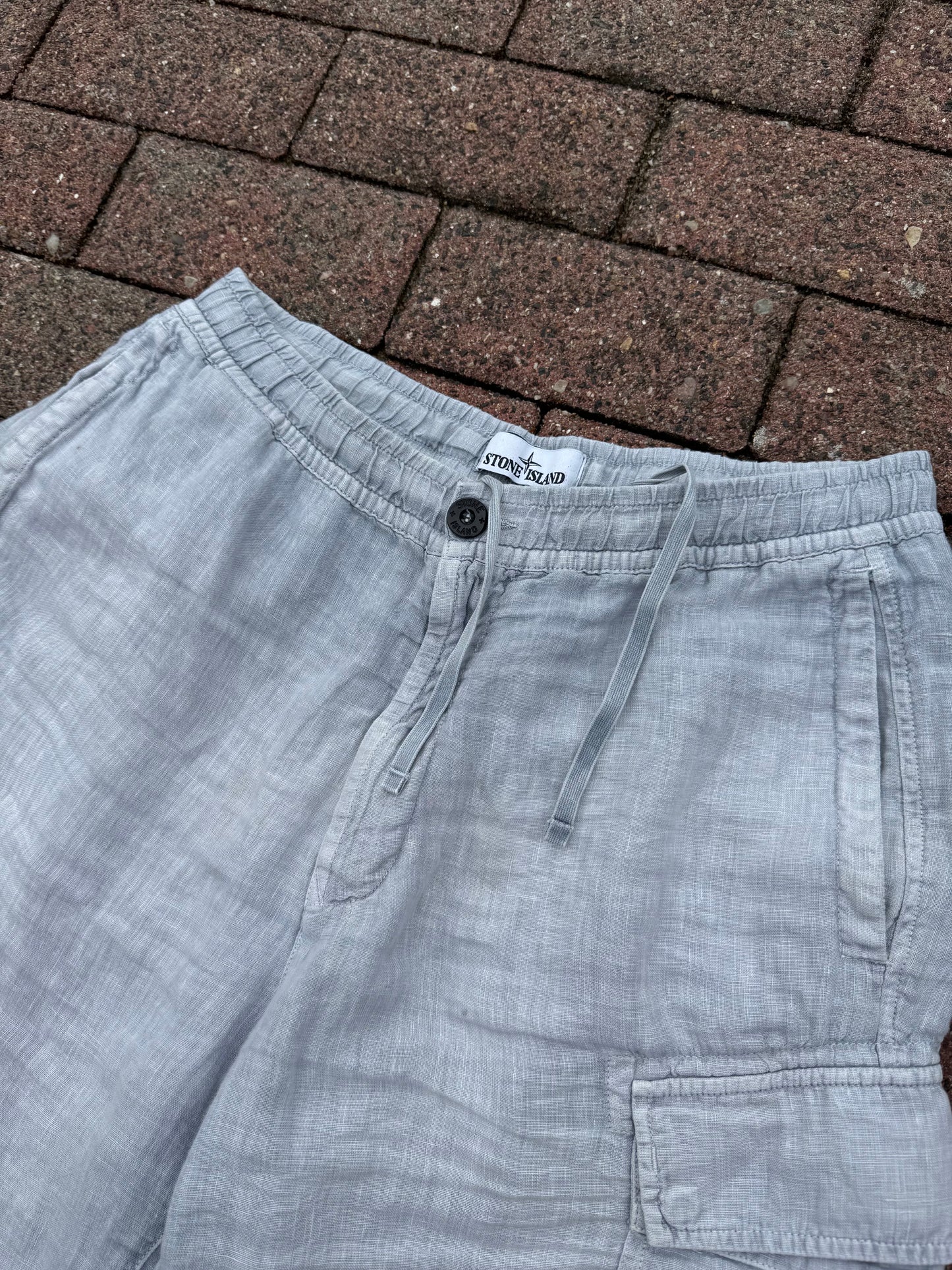 Stone Island Linen Shorts - W32