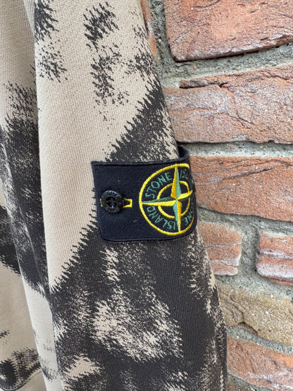Stone Island Earth Mapping Camouflage Sweatshirt - L
