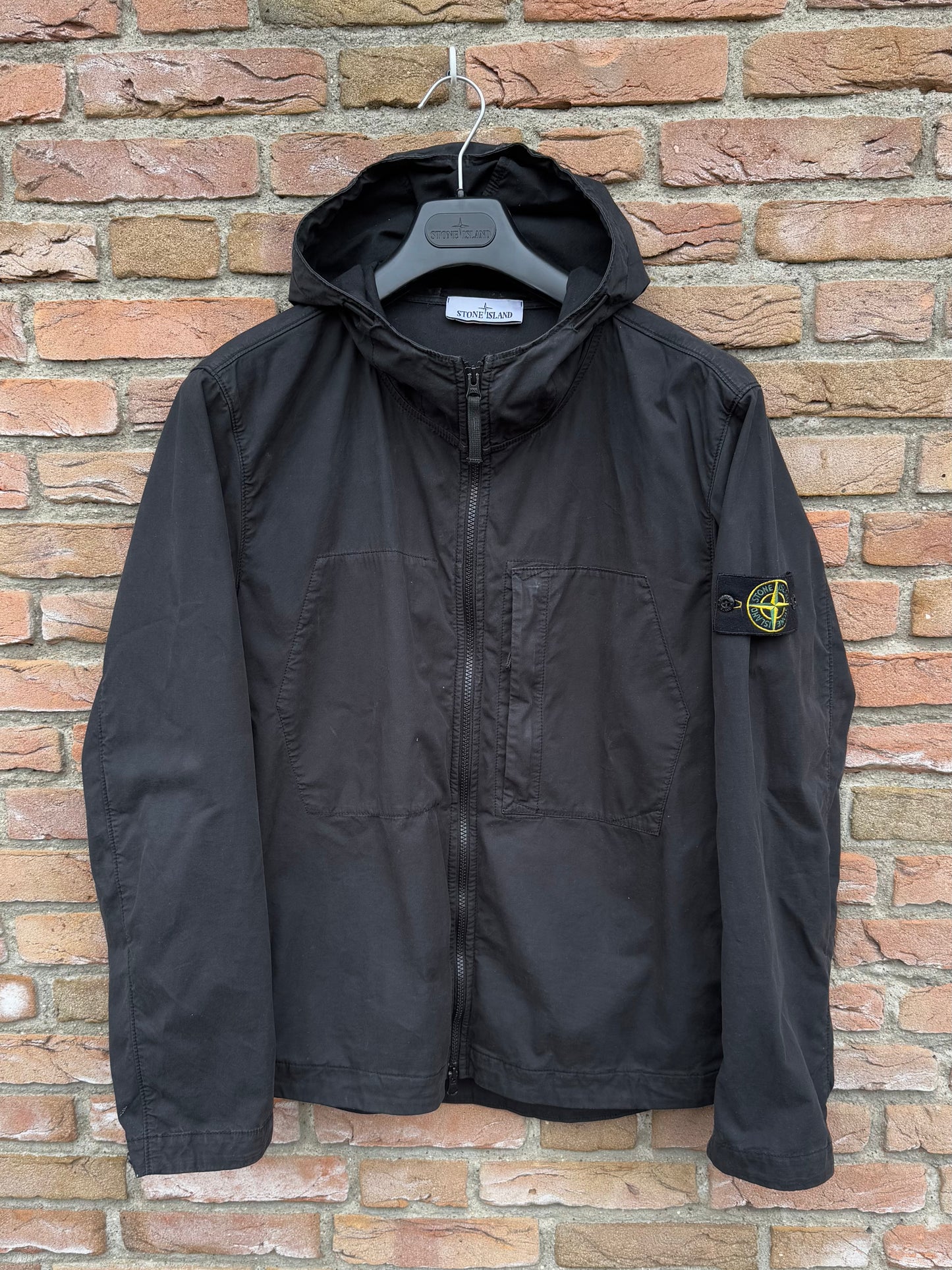 Stone Island Supima Cotton Twill Stretch-TC Jacket - L