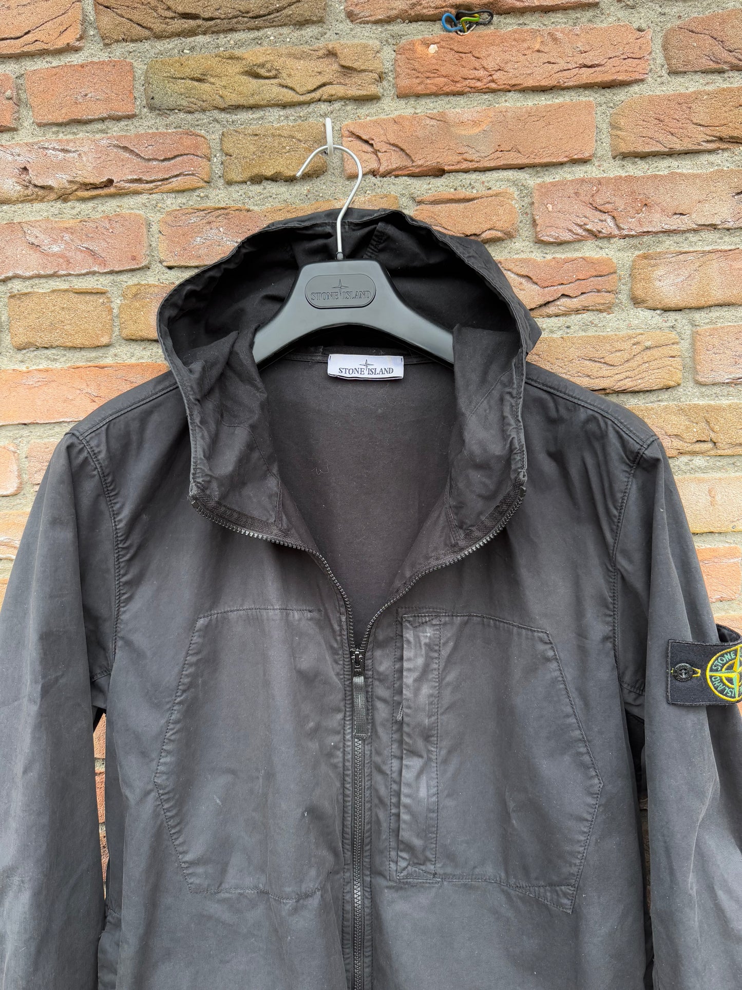 Stone Island Supima Cotton Twill Stretch-TC Jacket - L