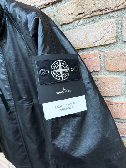 Stone Island Light Leather Organza Jacket - M
