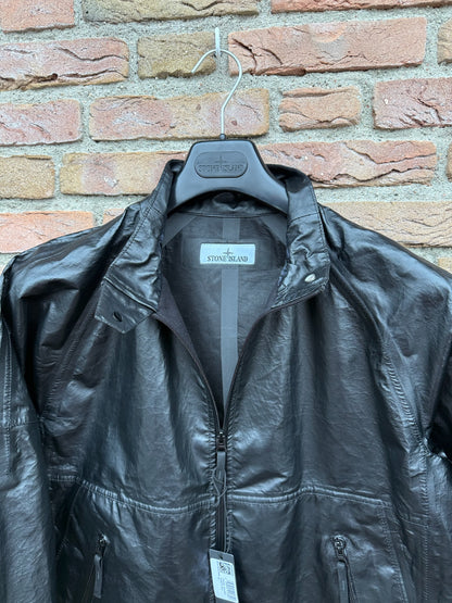 Stone Island Light Leather Organza Jacket - M