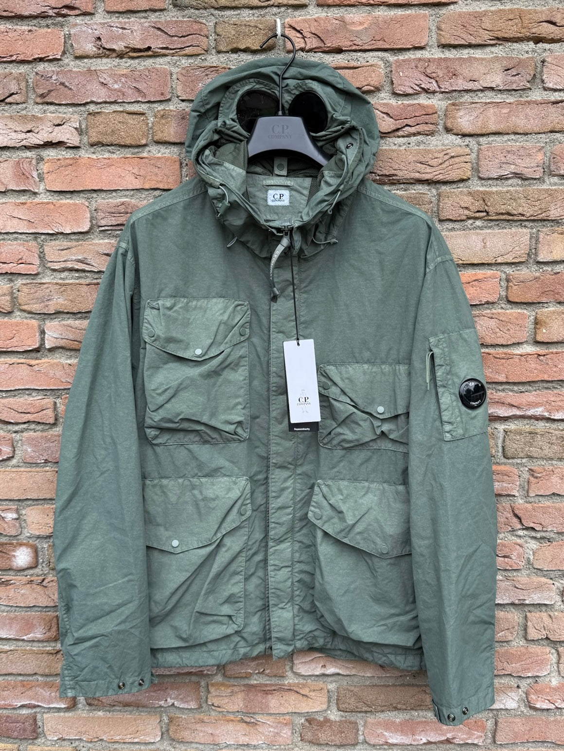C.P. Company Flatt Nylon Goggle Jacket - XXL