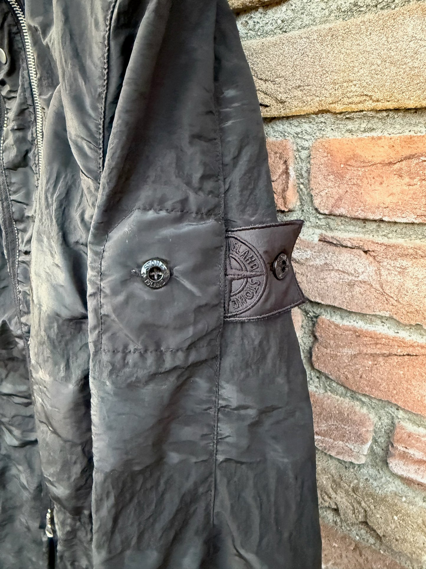 Stone Island Shadow Project Striped Nylon Metal Jacket - M