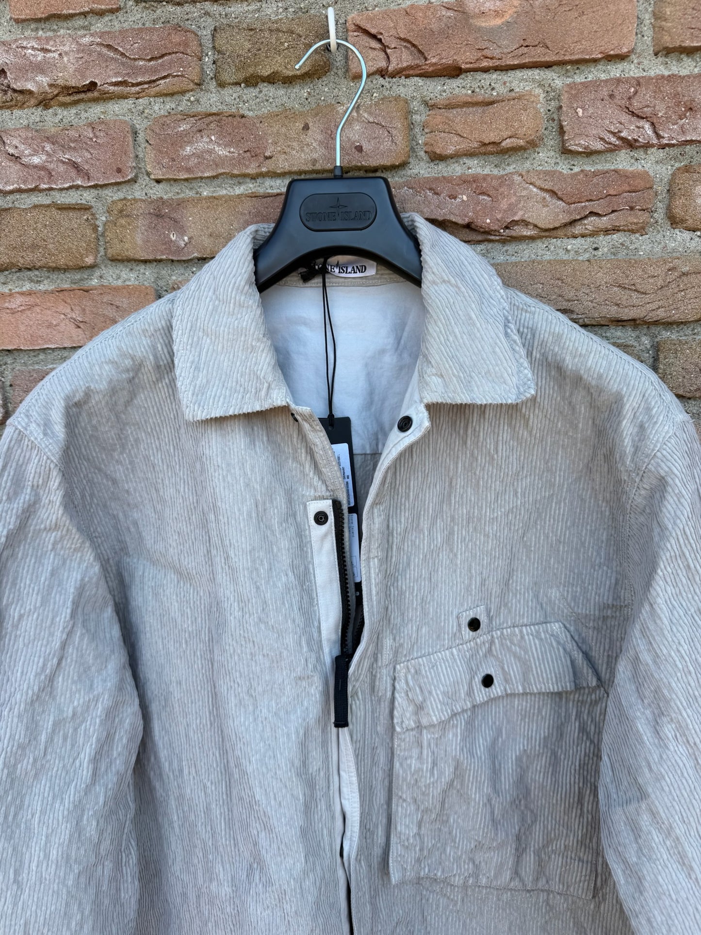 Stone Island Wrinkled Corduroy 500-TC Overshirt - L