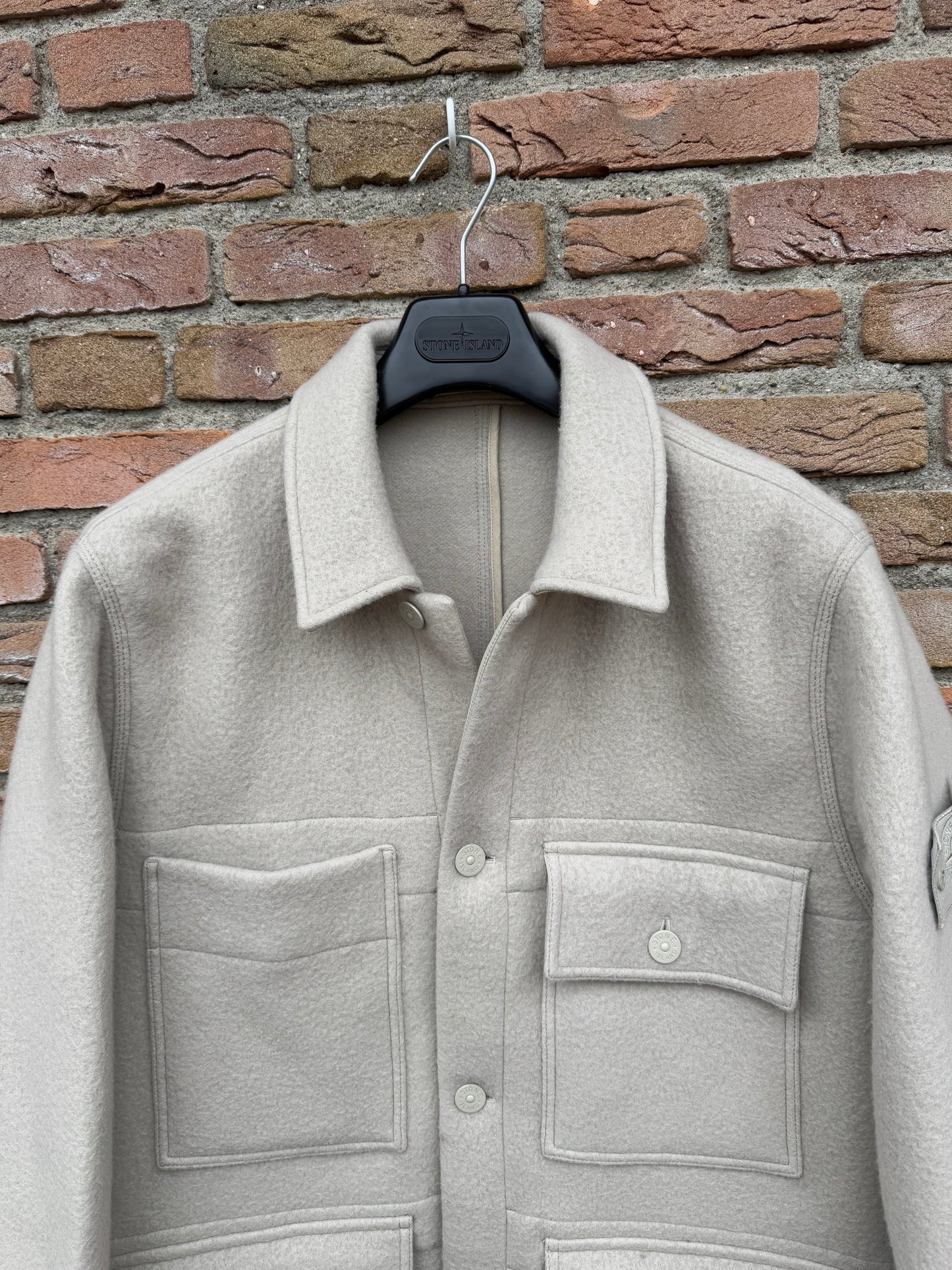 Stone Island Heavy Melton Ghost Jacket - XL