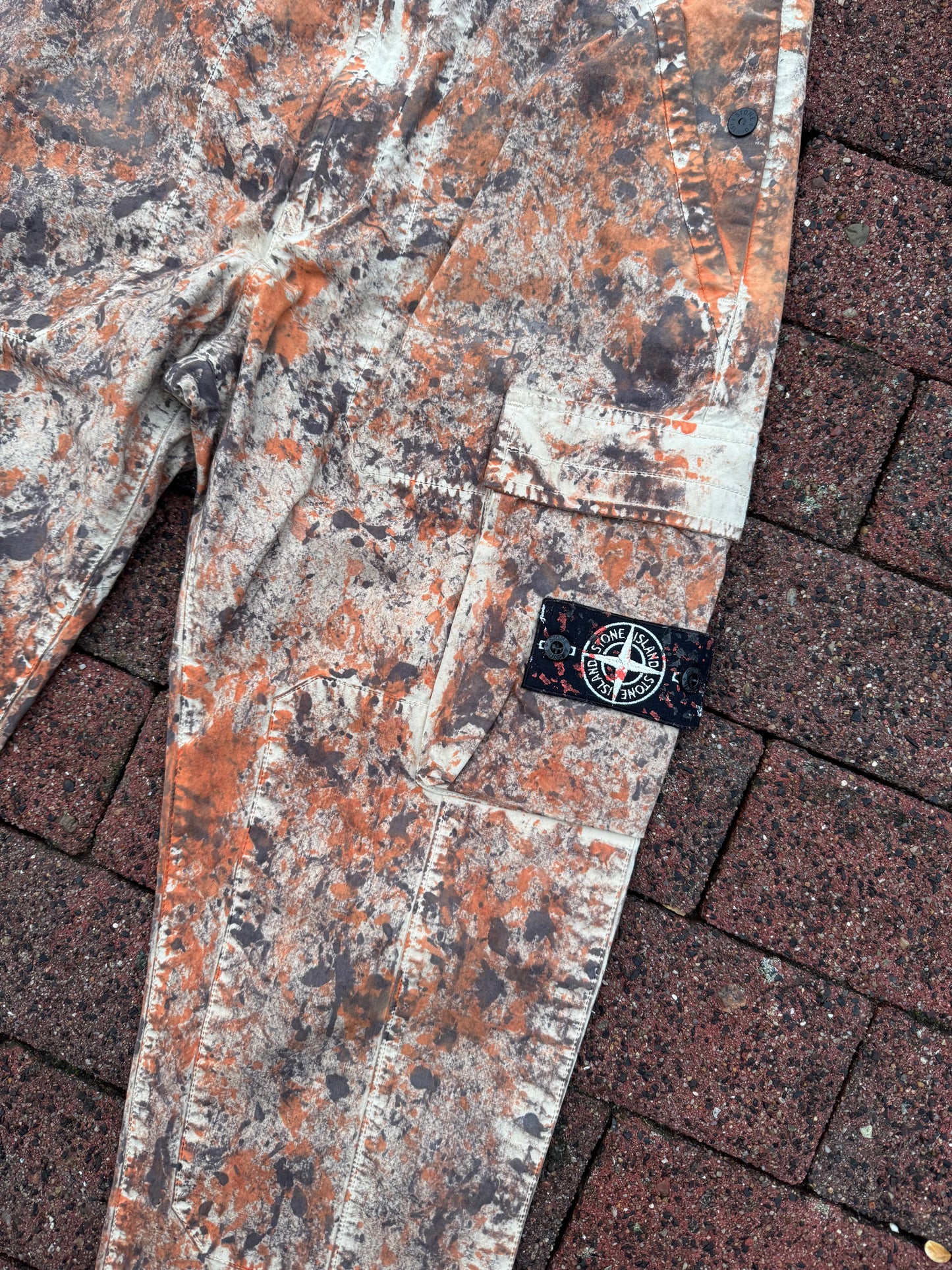 Stone Island Paintball Camo Cargo - W30