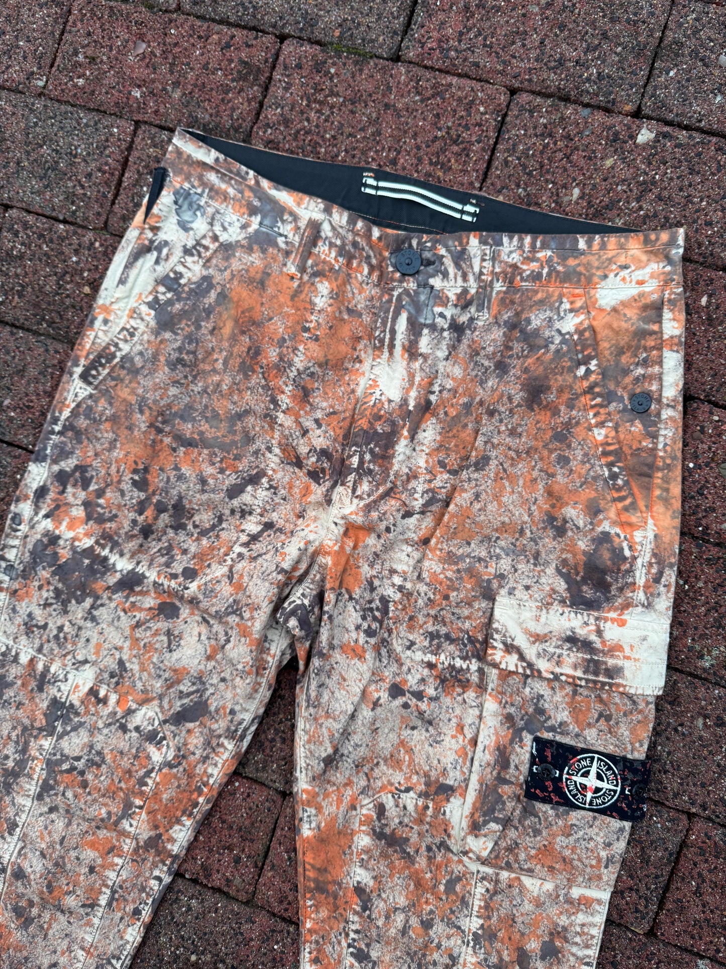 Stone Island Paintball Camo Cargo - W30