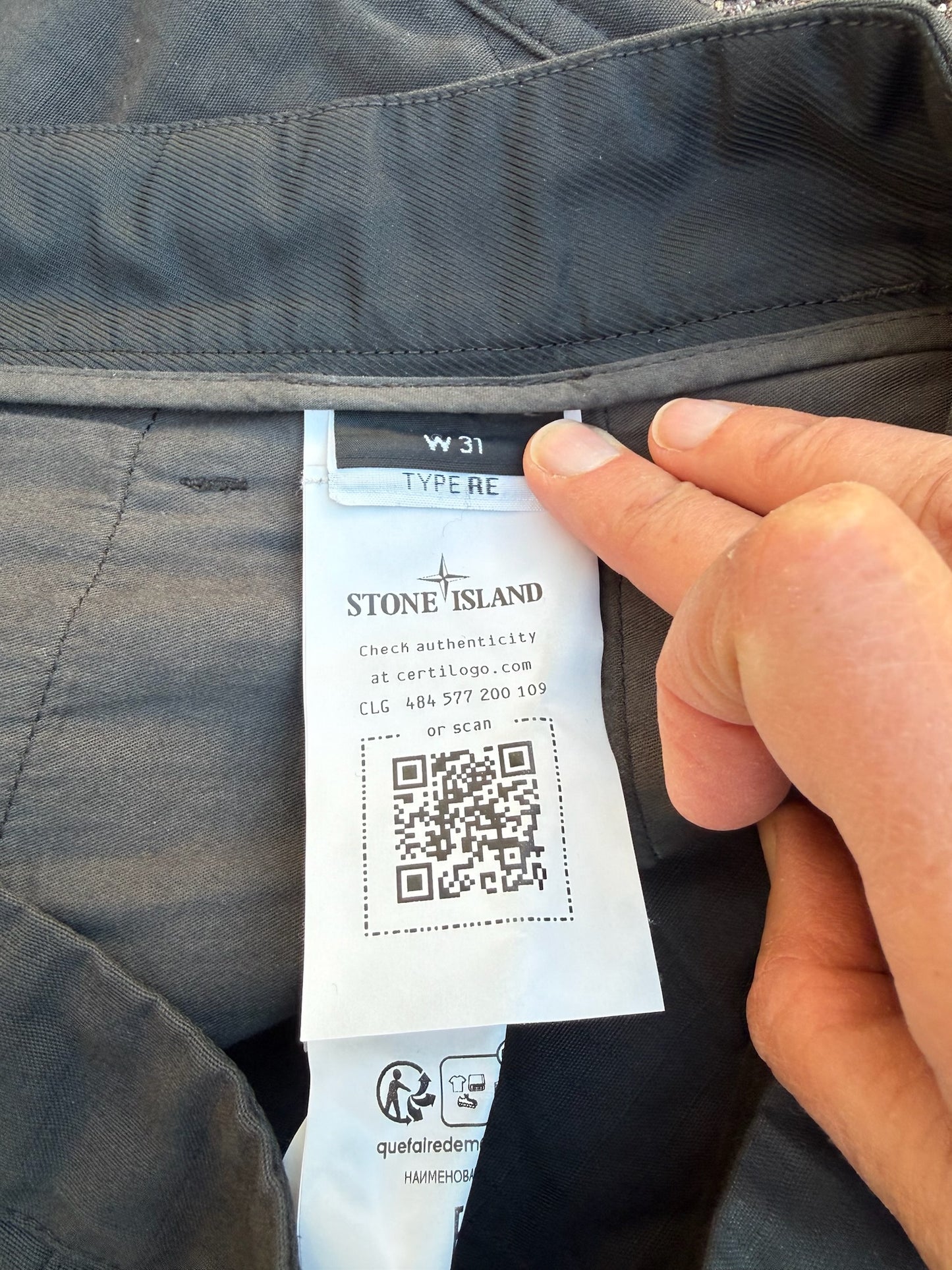 Stone Island Ripstop Trousers - W31