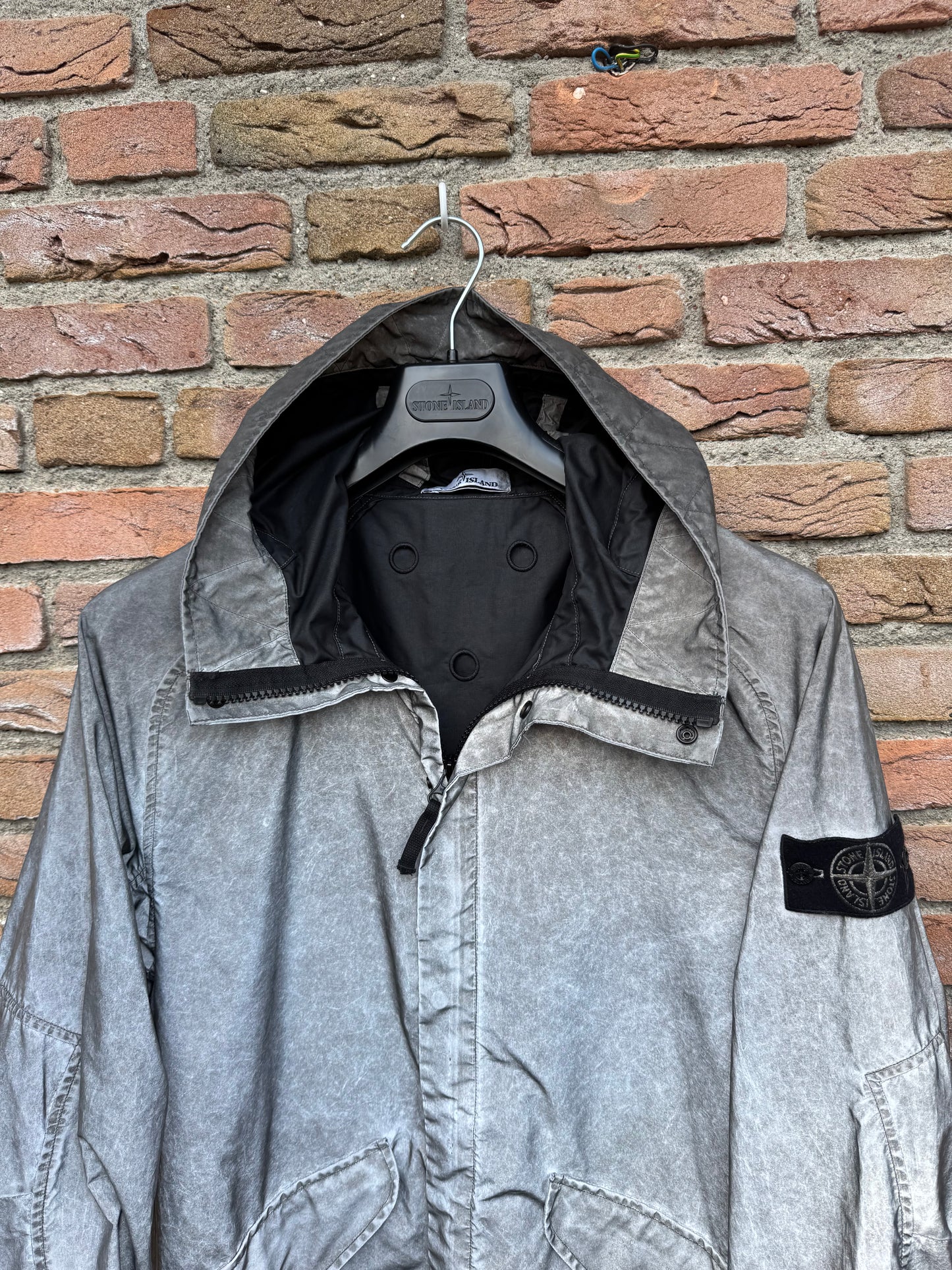 Stone Island Plated Reflective Dust Jacket - M