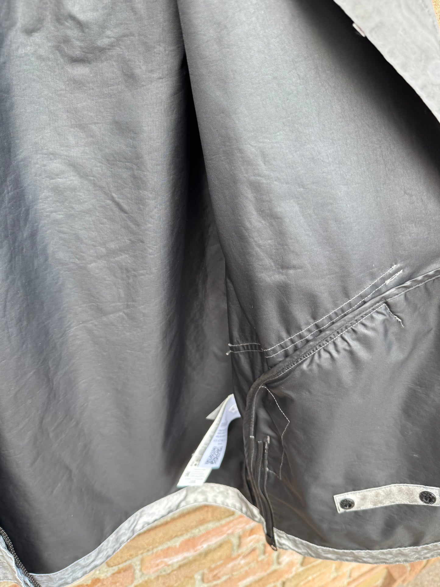 Stone Island Plated Reflective Dust Jacket - M
