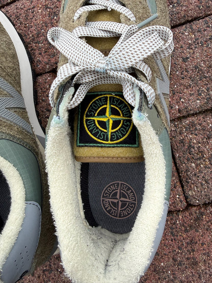 Stone Island x New Balance 574 Legacy Trainers - UK 10
