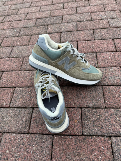 Stone Island x New Balance 574 Legacy Trainers - UK 10