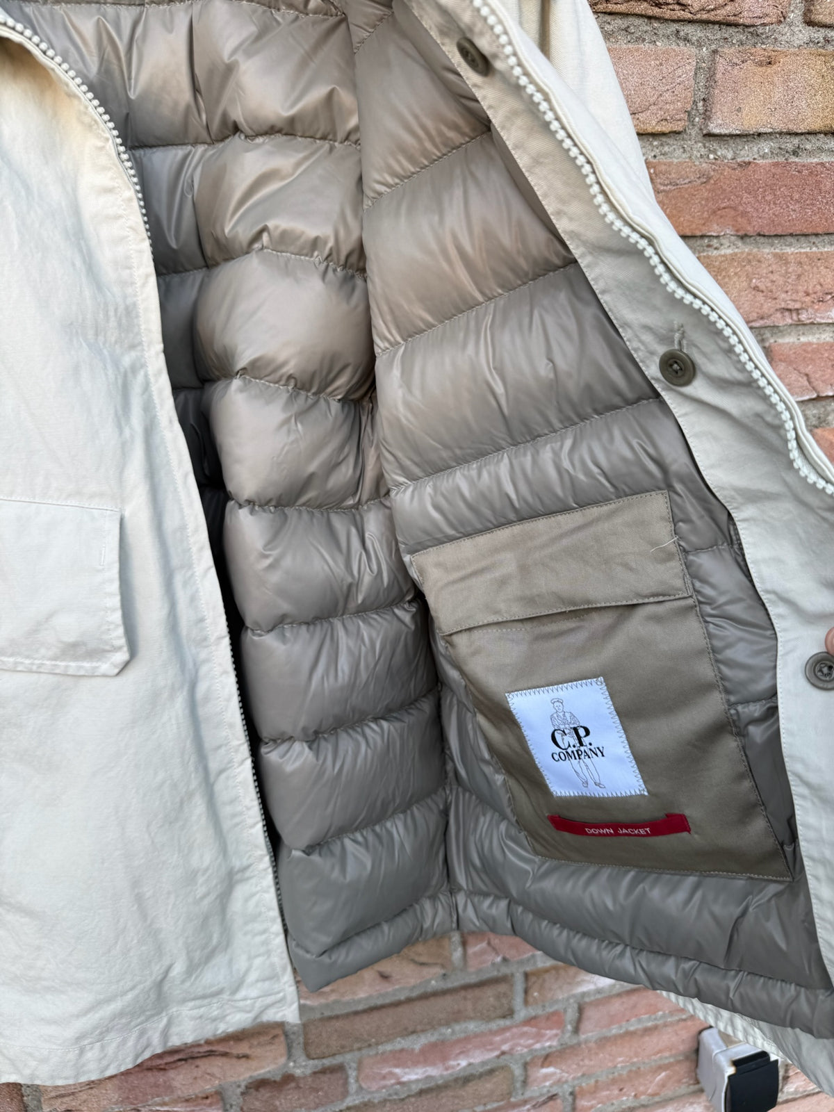 C.P. Company Twill Explorer Down Jacket - M