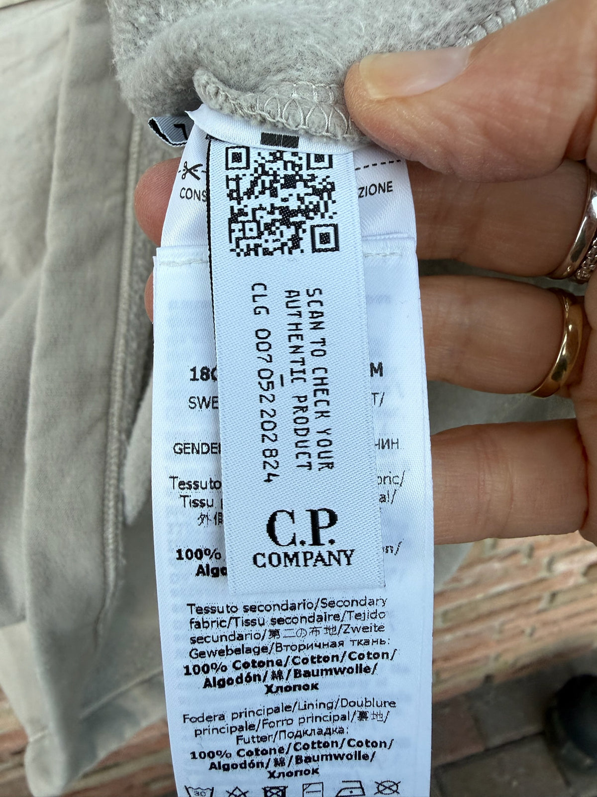 C.P. Company x Palace Goggle Hoodie - L