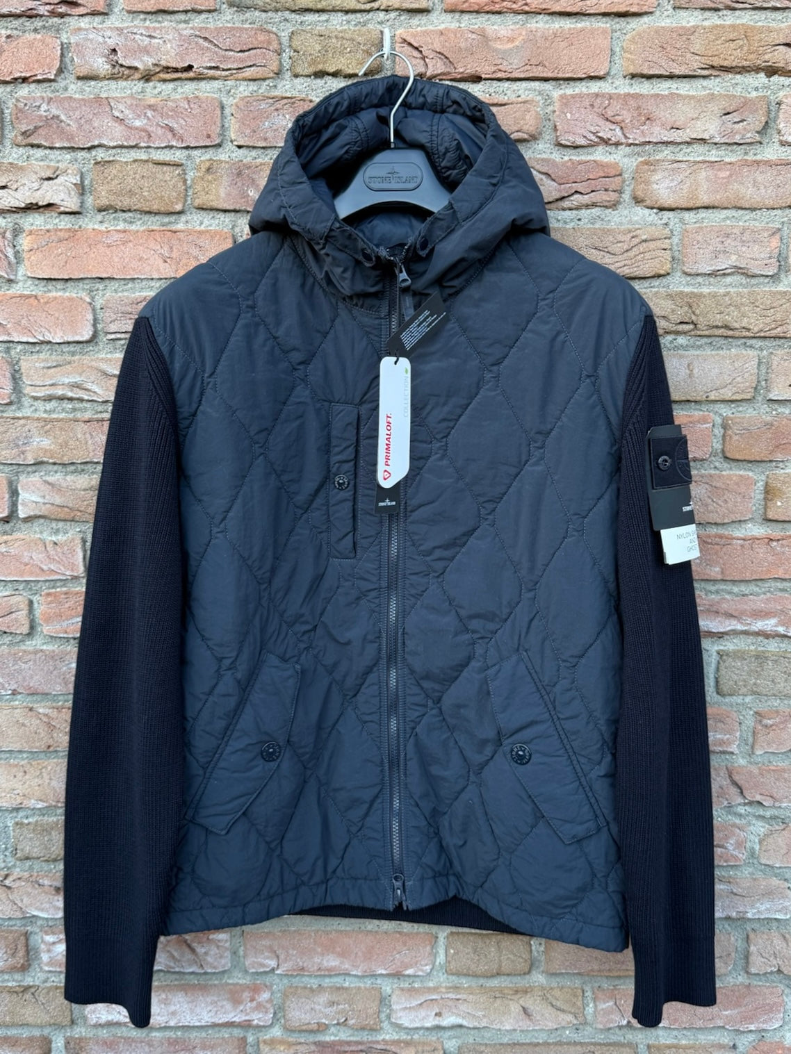 Stone Island Nylon Smerigliato and Knit Ghost Jacket - L