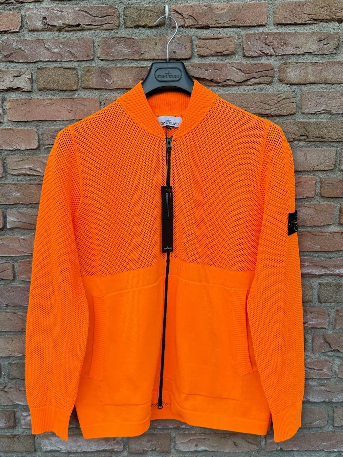 Stone Island Fluo Knit Jacket - XXL
