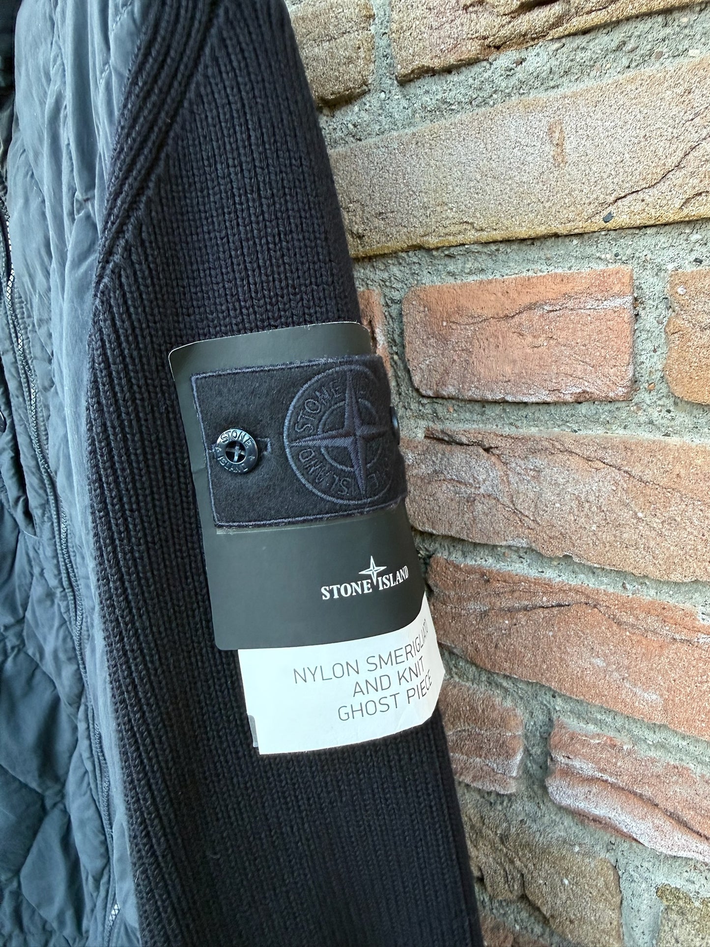 Stone Island Nylon Smerigliato and Knit Ghost Jacket - L