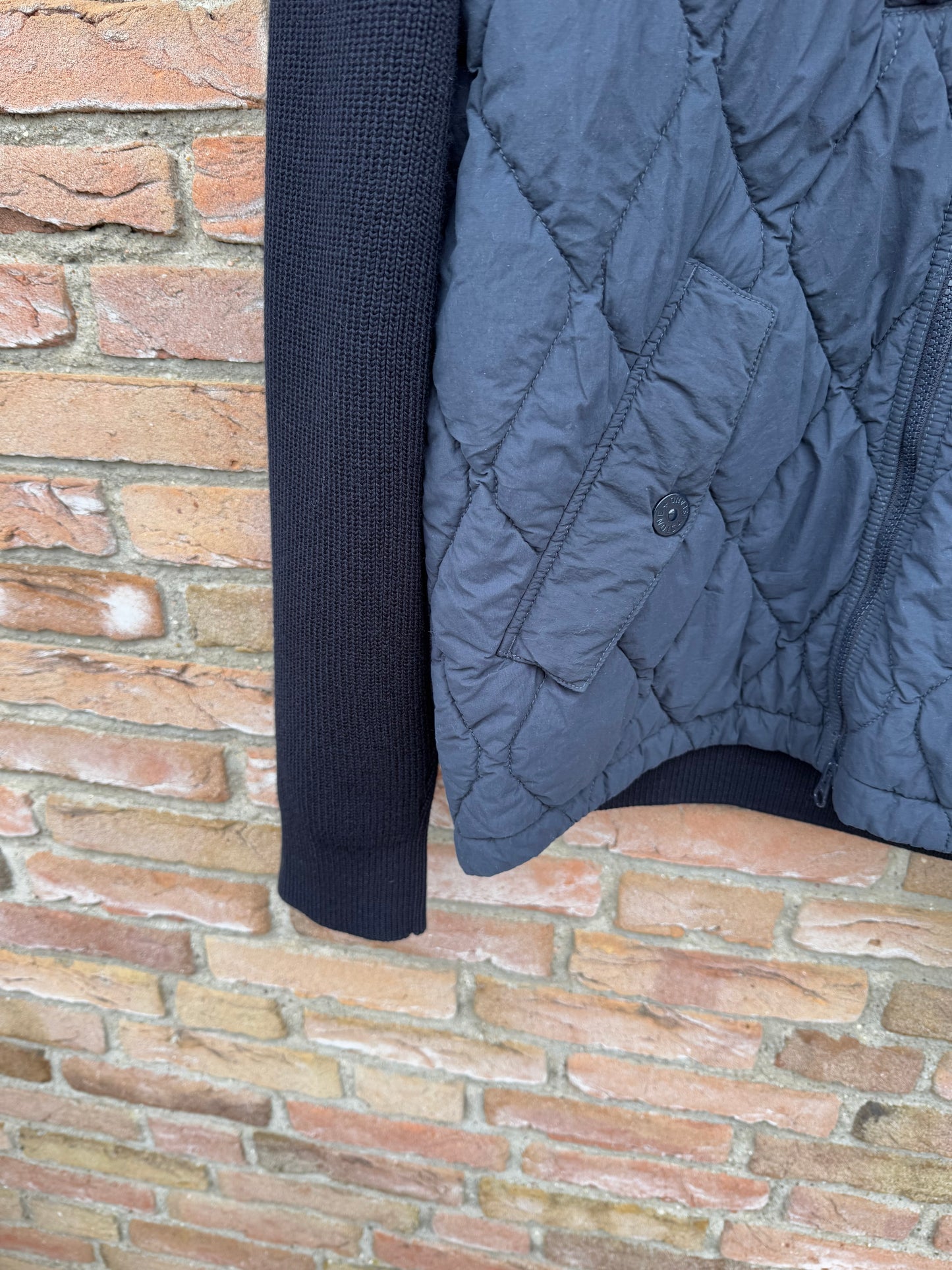 Stone Island Nylon Smerigliato and Knit Ghost Jacket - M