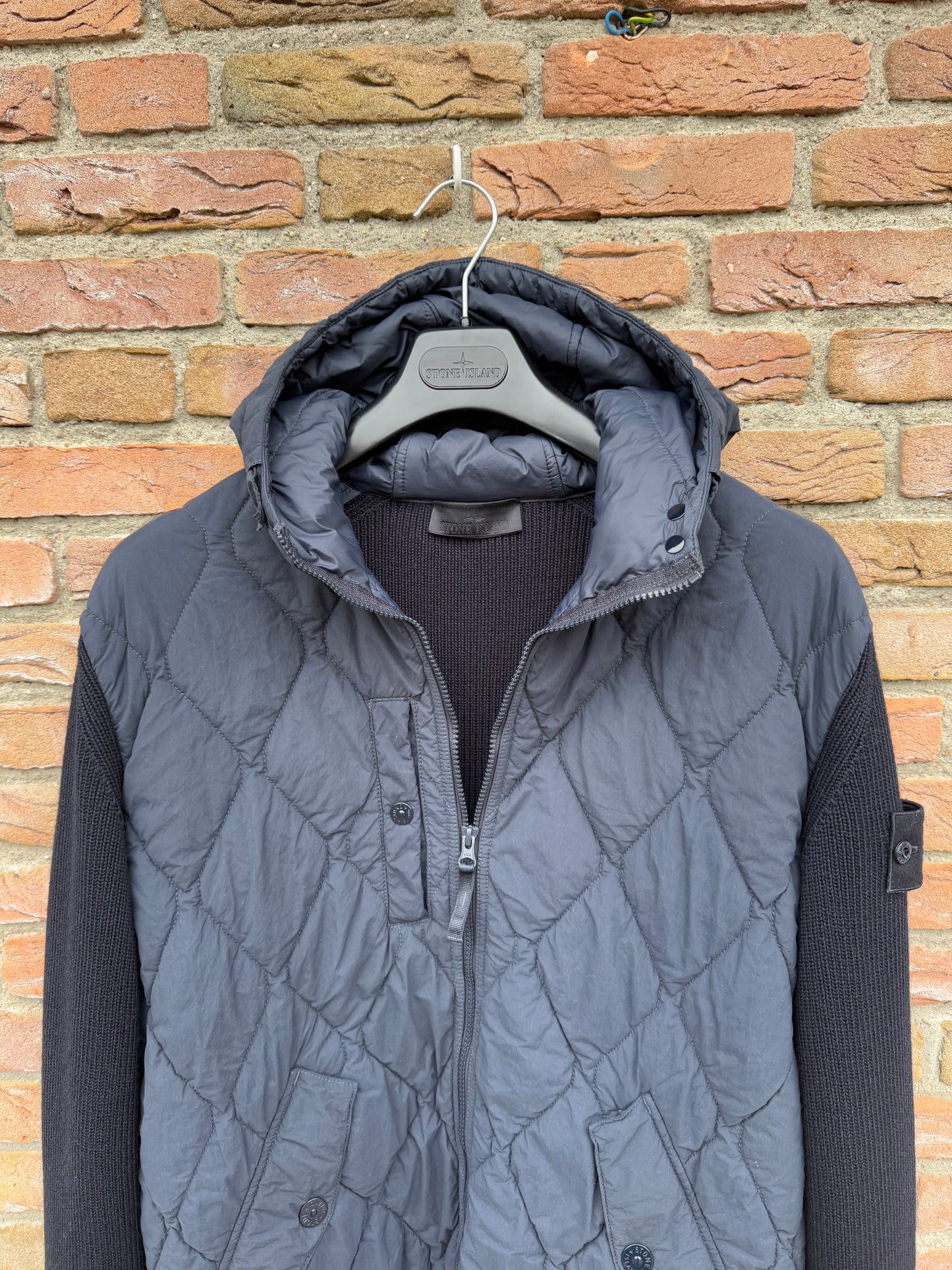 Stone Island Nylon Smerigliato and Knit Ghost Jacket - M