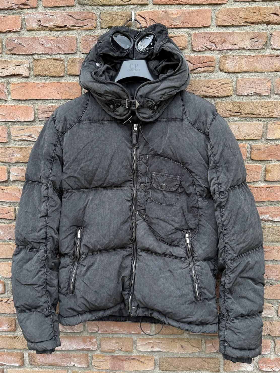 C.P. Company Frosted Goggle Down Jacket - M