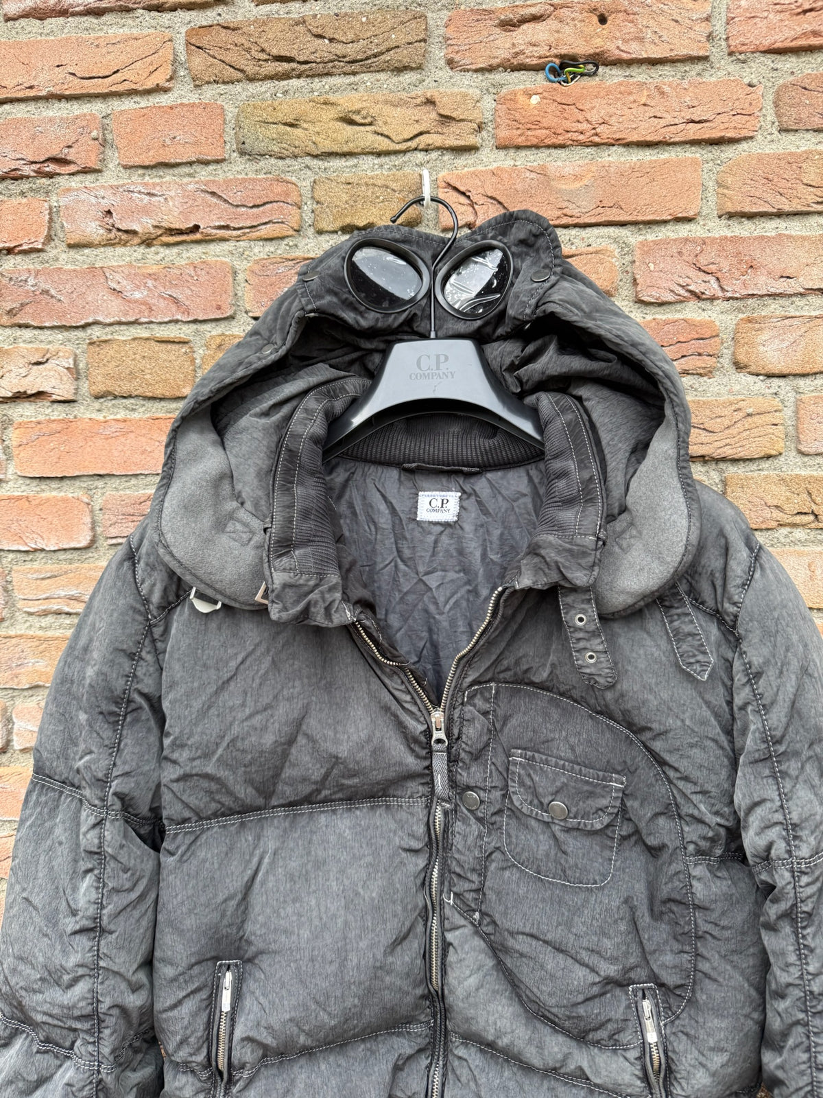 C.P. Company Frosted Goggle Down Jacket - M