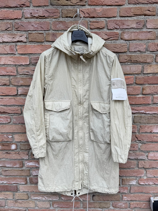 Stone Island 50 Fili Resinata Ghost Parka - S