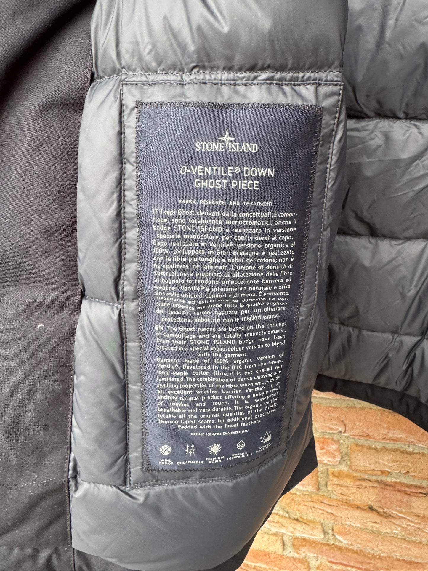 Stone Island O-Ventile Ghost Daunenjacke - M