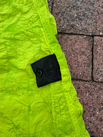 Stone Island Shadow Project Waffle Print Nylon Metal Shorts - M
