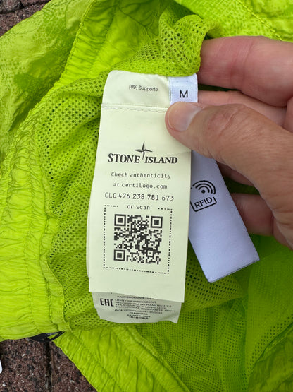 Stone Island Shadow Project Waffle Print Nylon Metal Shorts - M