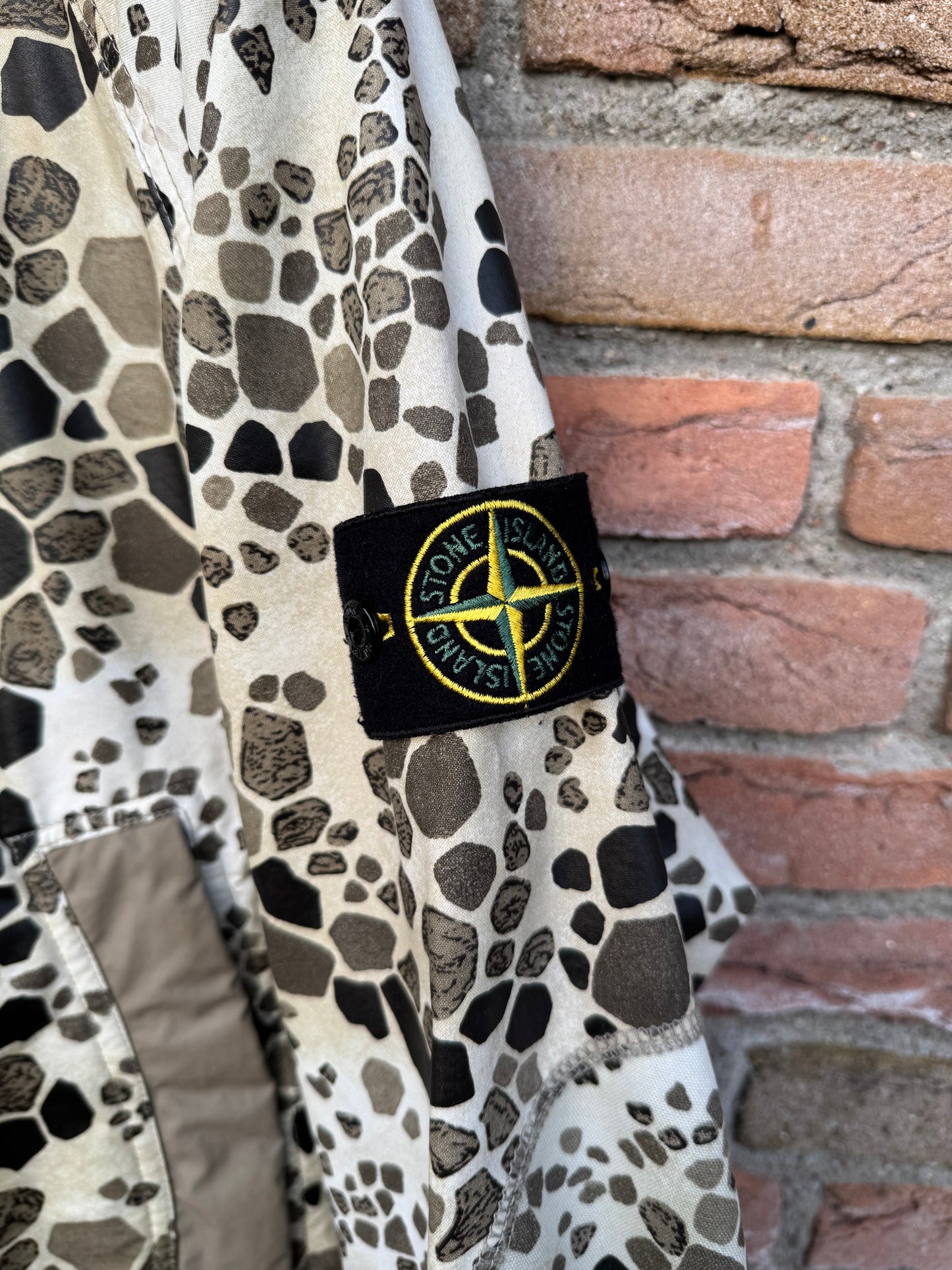 Stone Island Alligator Camo Light Cotton/Nylon Rep Jacke - XL