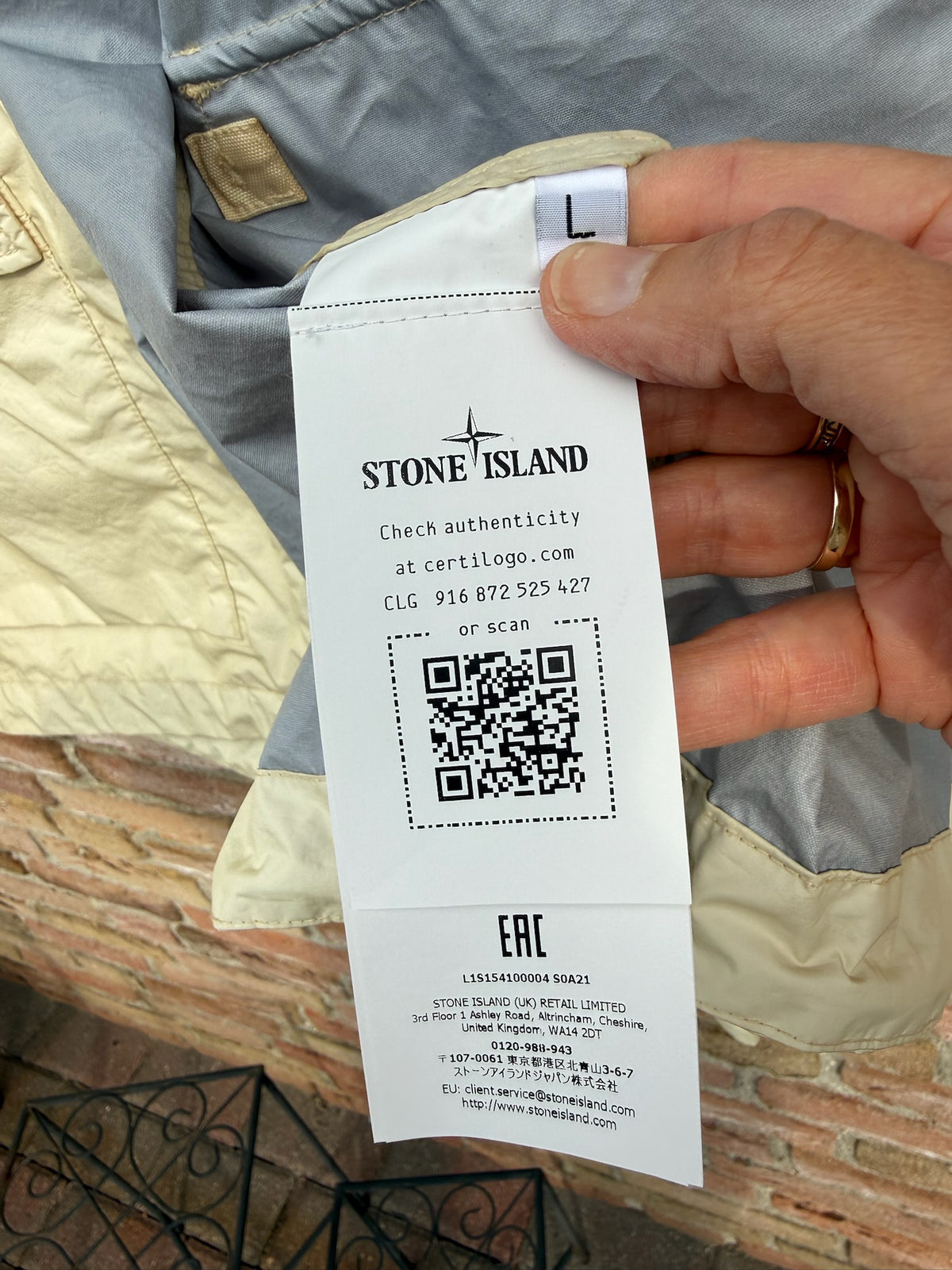 Stone Island Membrana 3L TC Jacket - L