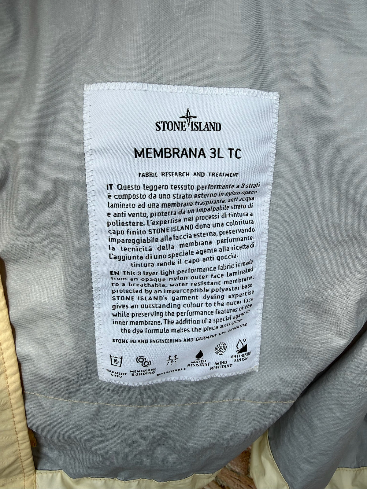 Stone Island Membrana 3L TC Jacket - L