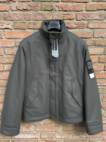 Stone Island Wool Nylon Flannel Ghost Jacket - M