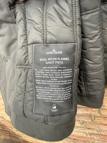 Stone Island Wool Nylon Flannel Ghost Jacket - M