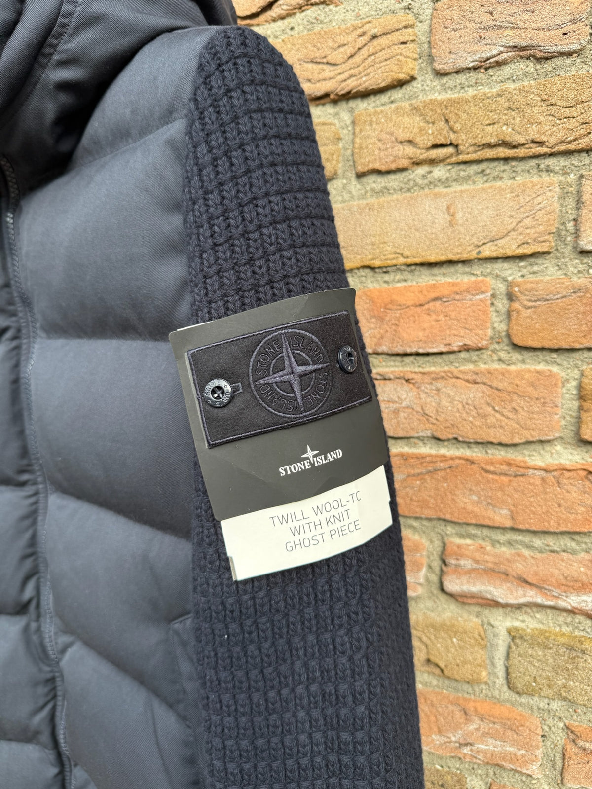 Stone Island Twill Wool-TC with Knit Ghost Jacket - M