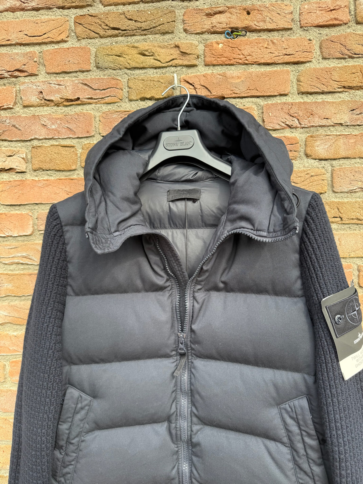 Stone Island Twill Wool-TC with Knit Ghost Jacket - M