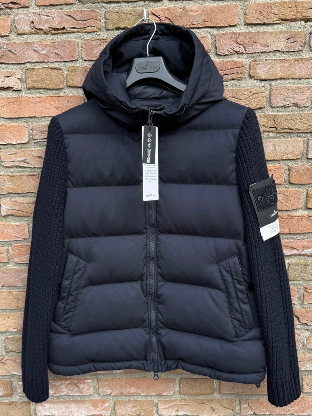 Stone Island Twill Wool-TC with Knit Ghost Jacket - M