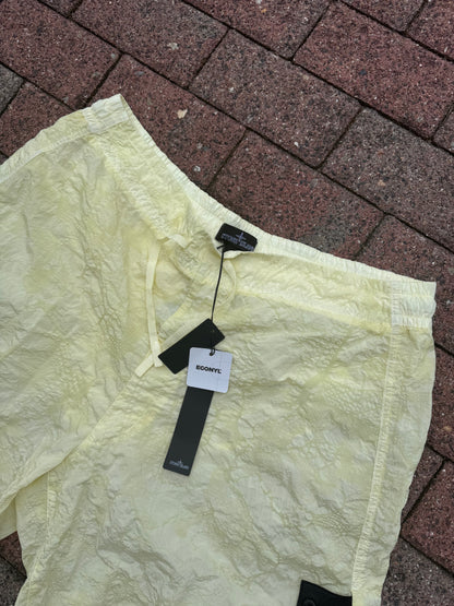Stone Island Shadow Project Waffle Print Nylon Metal Shorts - XXL
