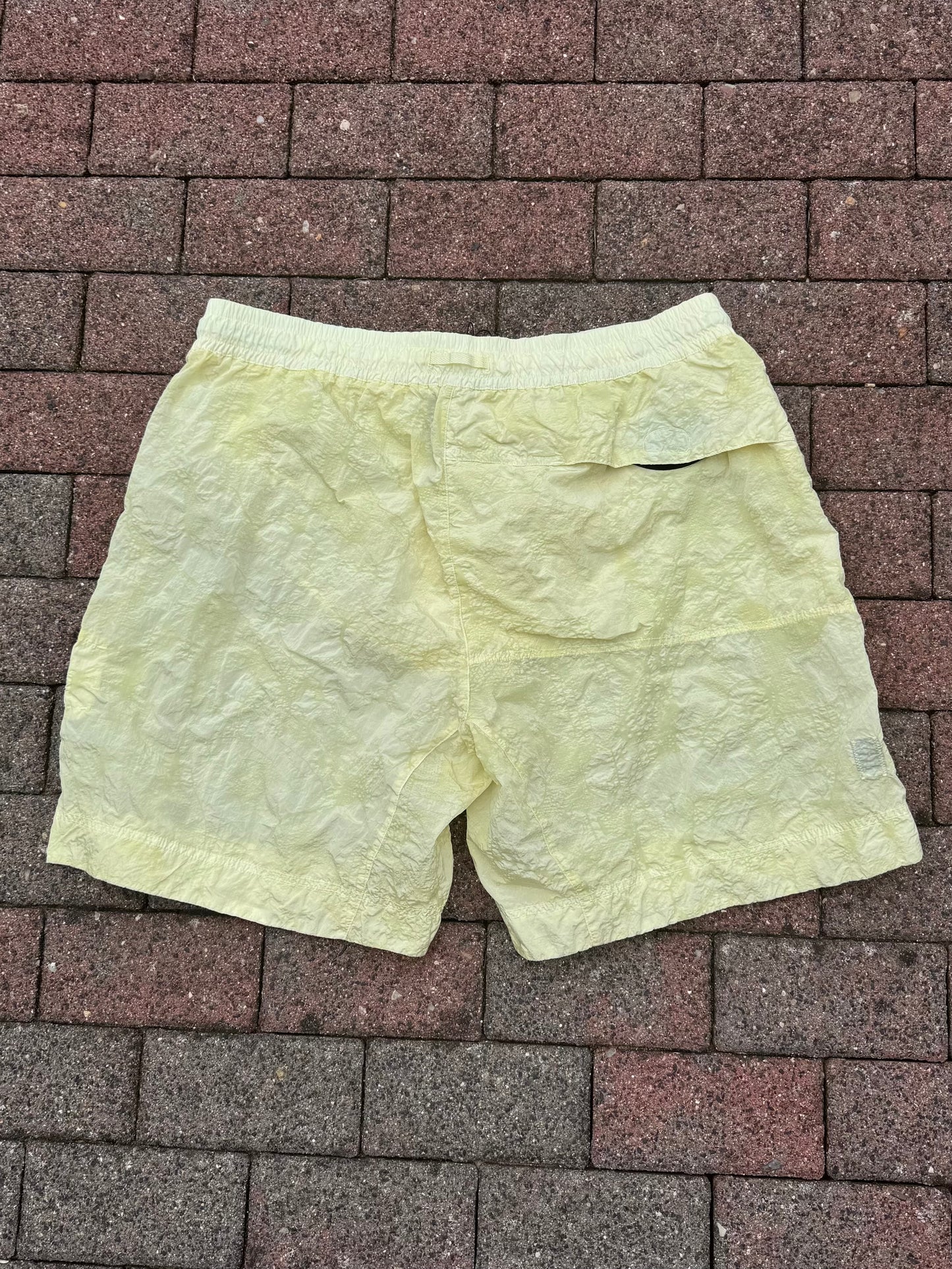 Stone Island Shadow Project Waffle Print Nylon Metal Shorts - XXL